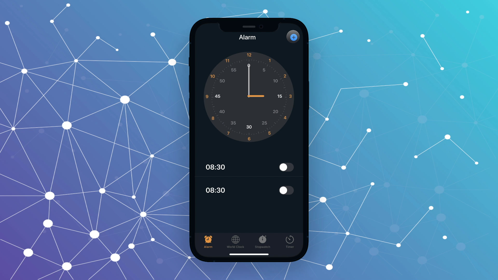 iOS Alarm Interface redesign