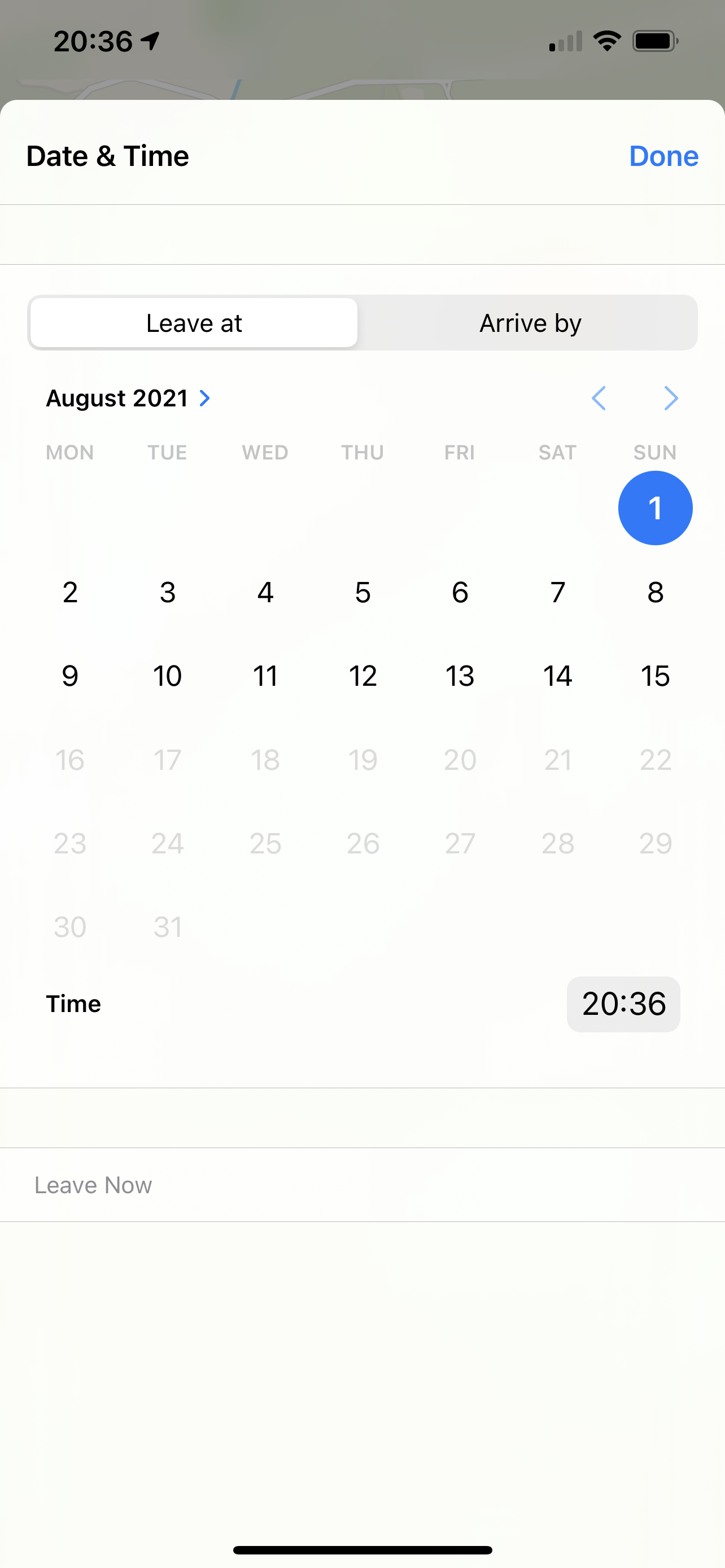 Apple Maps (iOS) interface redesign