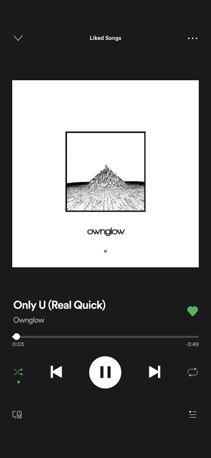 Spotify Now Playing Overflow menu