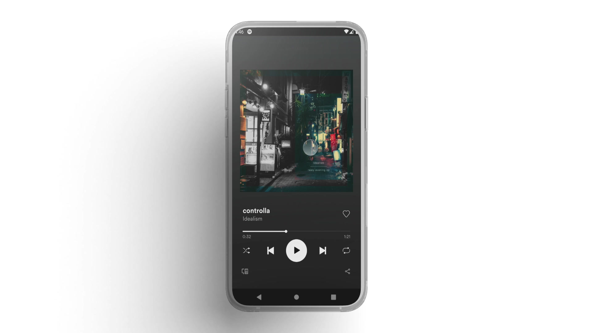Spotify Now Playing Overflow menu